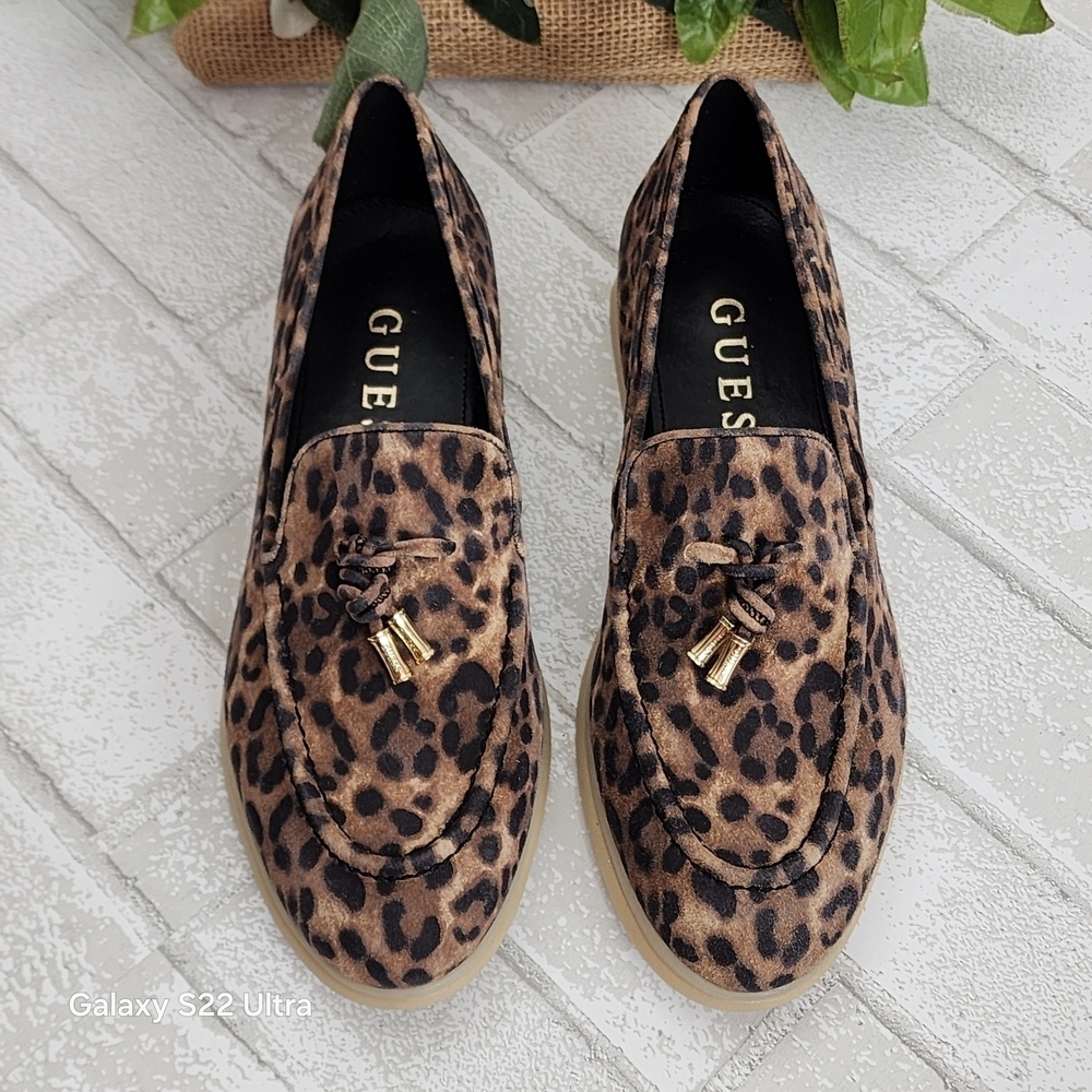 GUESS Leopard Print Women's Loafers